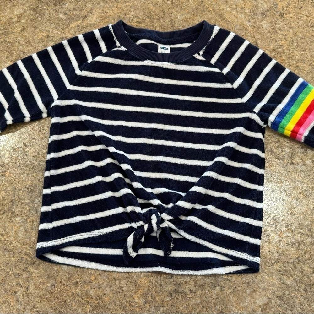 Girls Terry Cloth Sweatshirt
